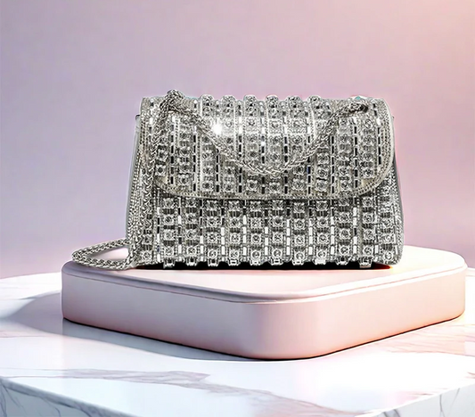 Stylish Rhinestone Clutch: New Designer Evening Clutch for Elegant and Versatile Women