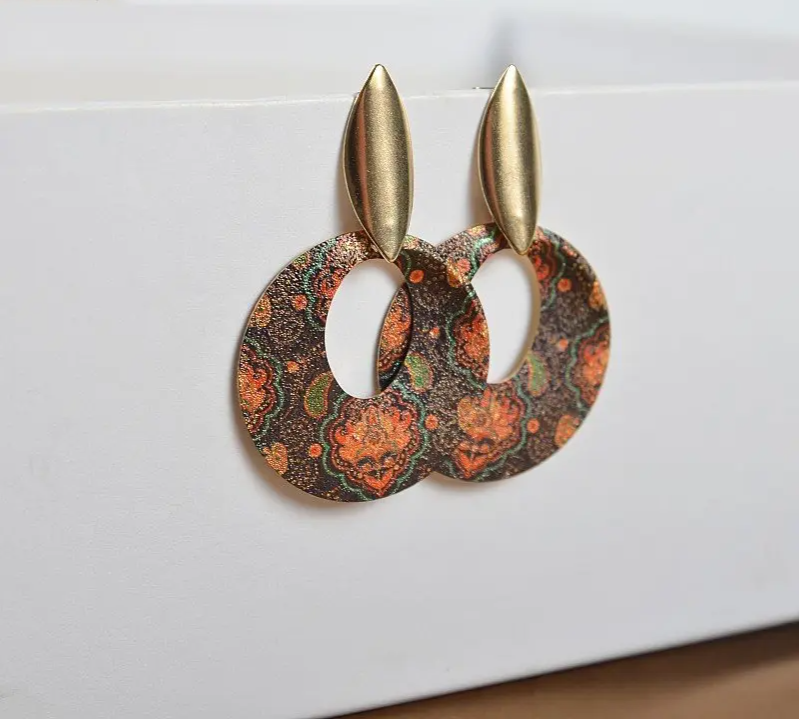 Bohemian Hollow Out Tassel Earrings: Ethnic Style Jewelry for Women