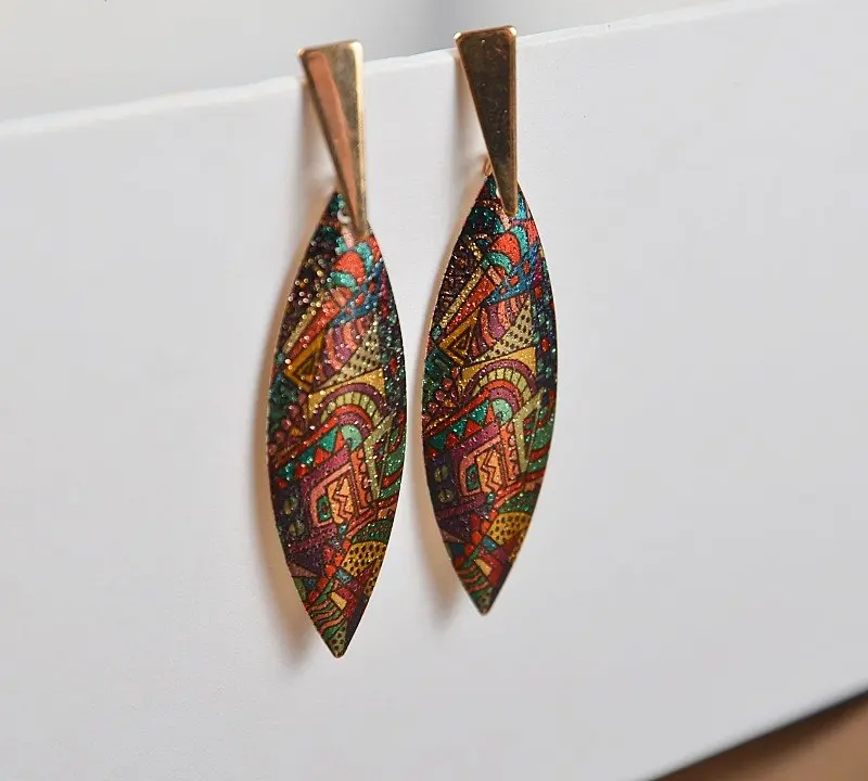 Ethnic Style Bohemian Alloy Tassel Earrings for Women