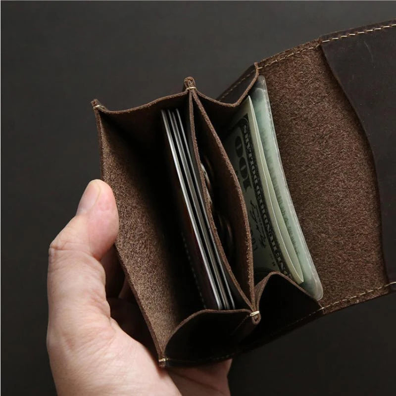 Genuine Leather Coin Pocket