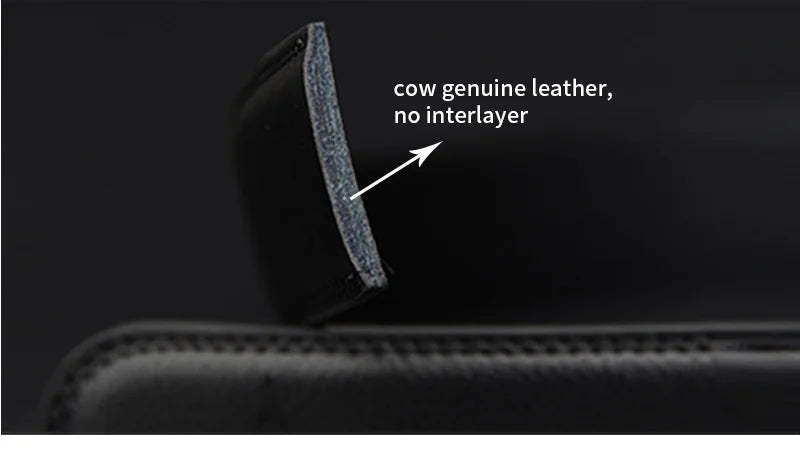 Upgrade your style with our Men's Genuine Cow Leather Automatic Buckle Belt
