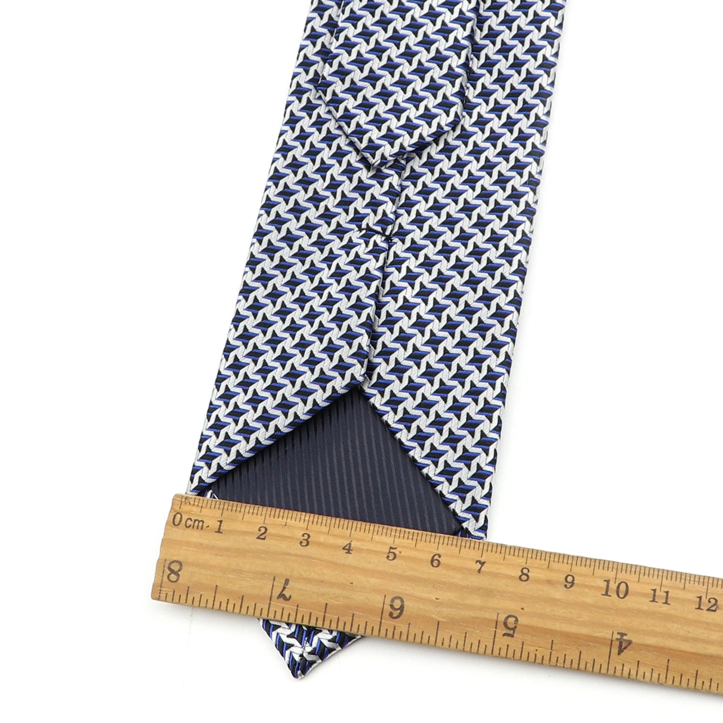 Men's 7cm Skinny Necktie: Luxury Polyester Material for Weddings, Parties, Designer Necktie with Polka Dot and Houndstooth Pattern