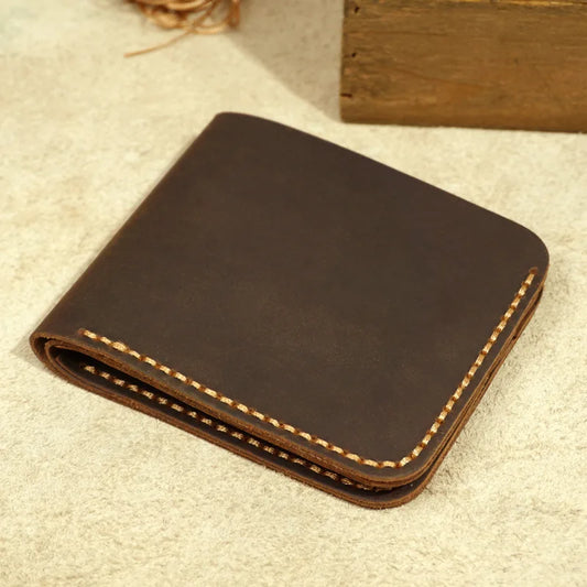 Brown Genuine Leather Men's Wallet
