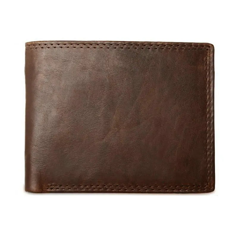 RFID Blocking Genuine Leather Men's Wallet with Card Holders