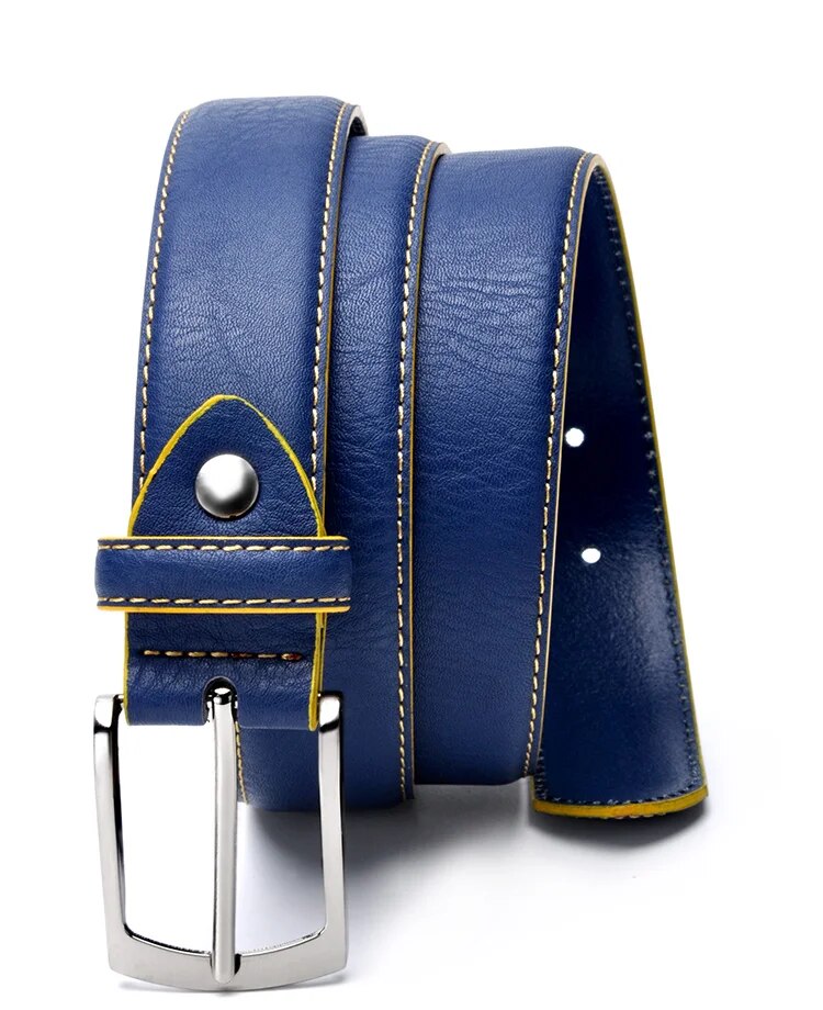 Luxury Designer Italian Leather Belt with High Quality Craftsmanship for Men