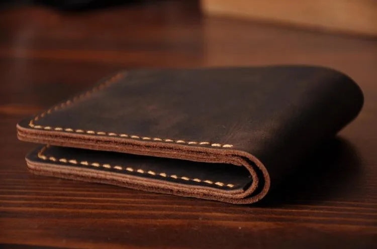 Handmade Vintage Genuine Leather Men Wallet