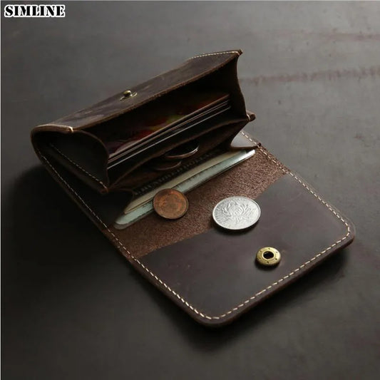 Genuine Leather Coin Pocket