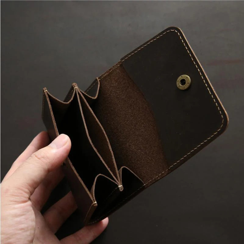 Genuine Leather Coin Pocket