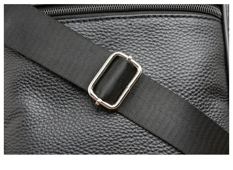 Men's Genuine Leather Handbags: Business Messenger Bags, Small Crossbody Bag for a Fashionable and Functional Handbag