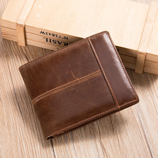 WESTAL Genuine Leather Wallet with Coin Purse