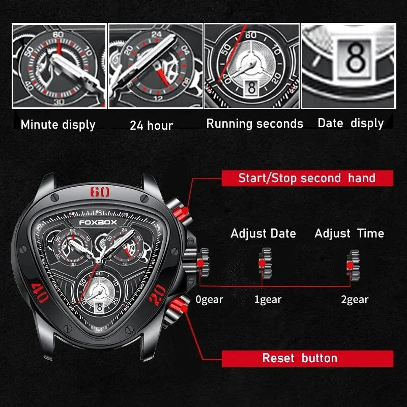 Foxbox Speed Series Chronograph Watch