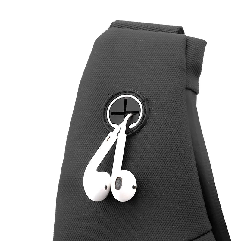 Men's Waterproof Messenger Bag: Sling Crossbody Bag with Multifunction, Ideal for Travelling