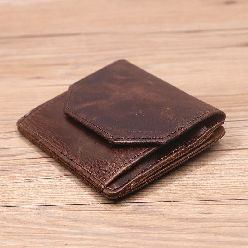 Genuine Leather Card Holder Coin Pocket