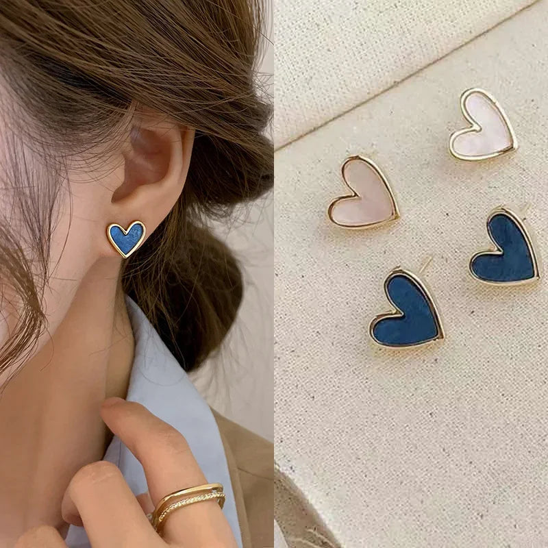 Charming Heart-Shaped Earrings for Women: Fashionable Jewelry