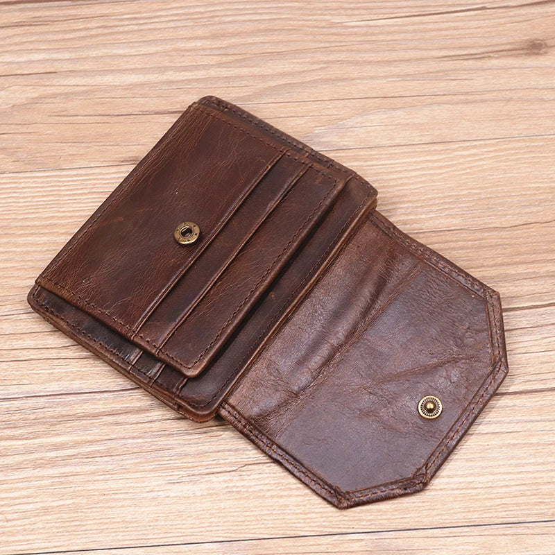 Genuine Leather Card Holder Coin Pocket