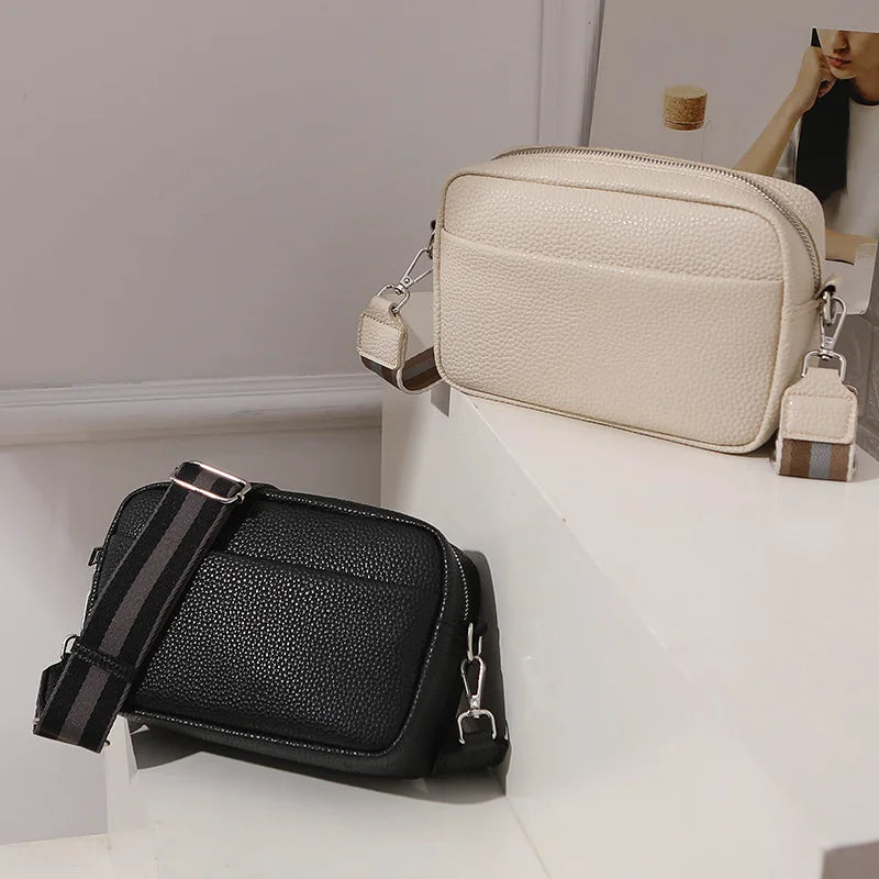 Luxury Design PU Leather Small Shoulder Crossbody Bag for Women