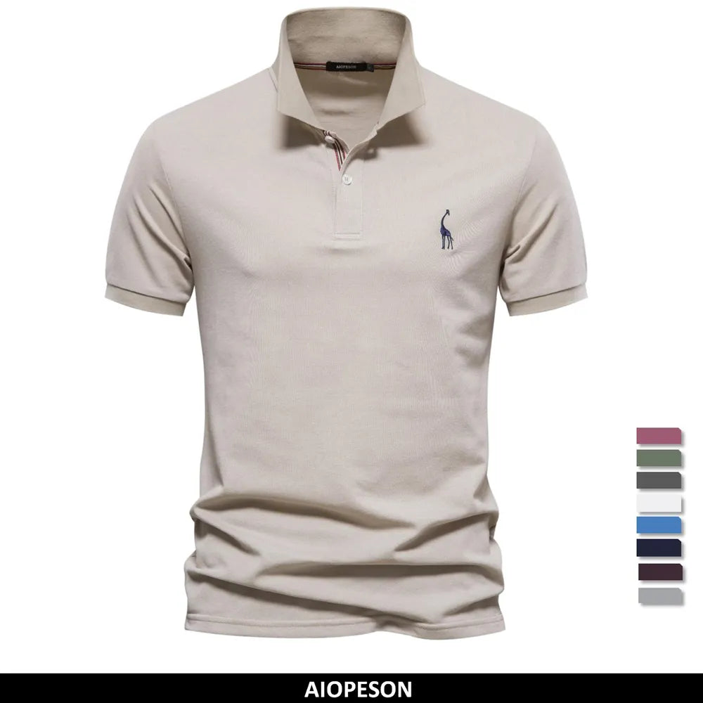 Purple Short Sleeve Summer Polo