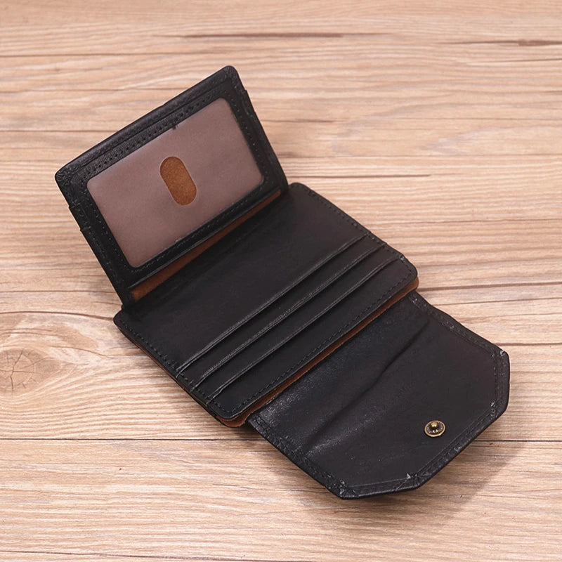 Genuine Leather Card Holder Coin Pocket