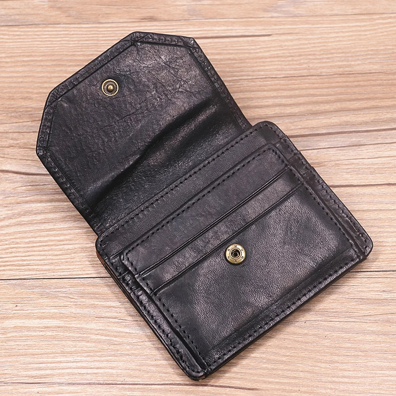 Genuine Leather Card Holder Coin Pocket