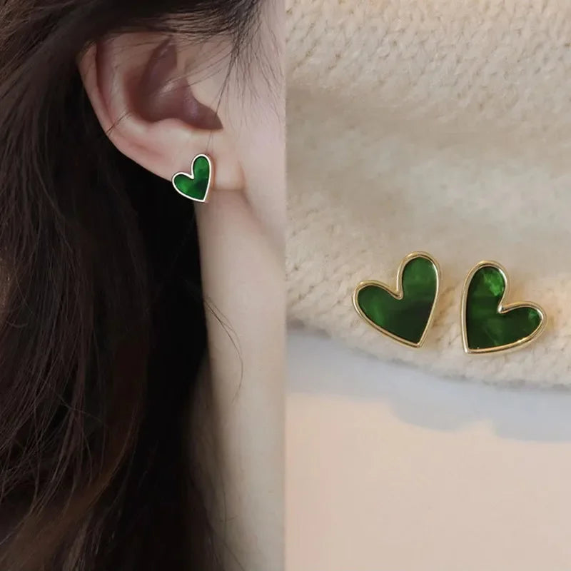 Charming Heart-Shaped Earrings for Women: Fashionable Jewelry