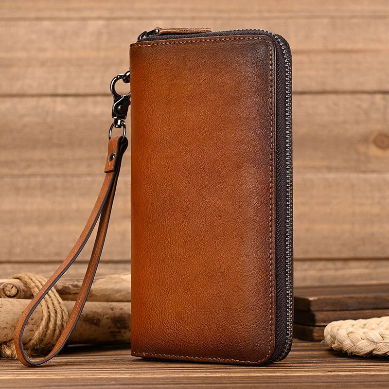 Men's Zip Long Wallet