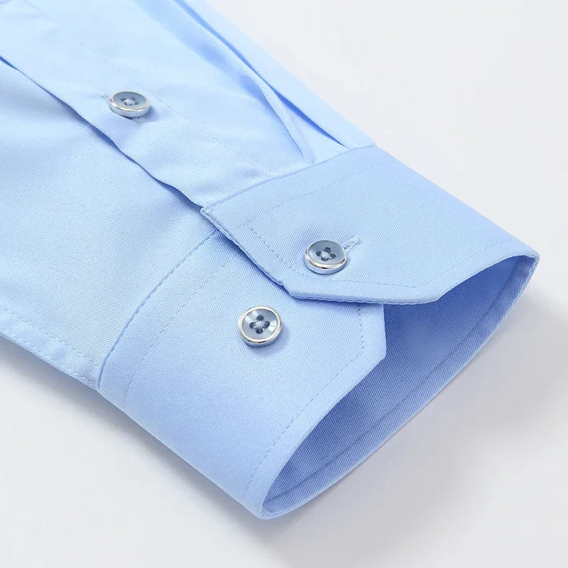 Non Iron Solid Stretch Shirts