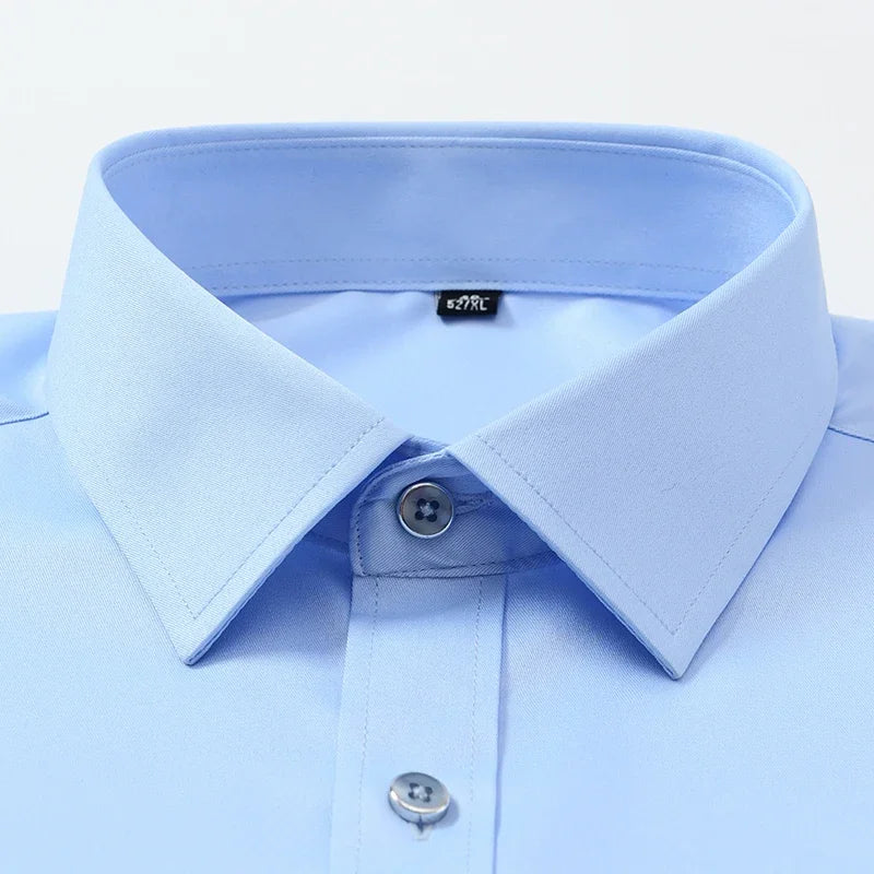 Non Iron Solid Stretch Shirts
