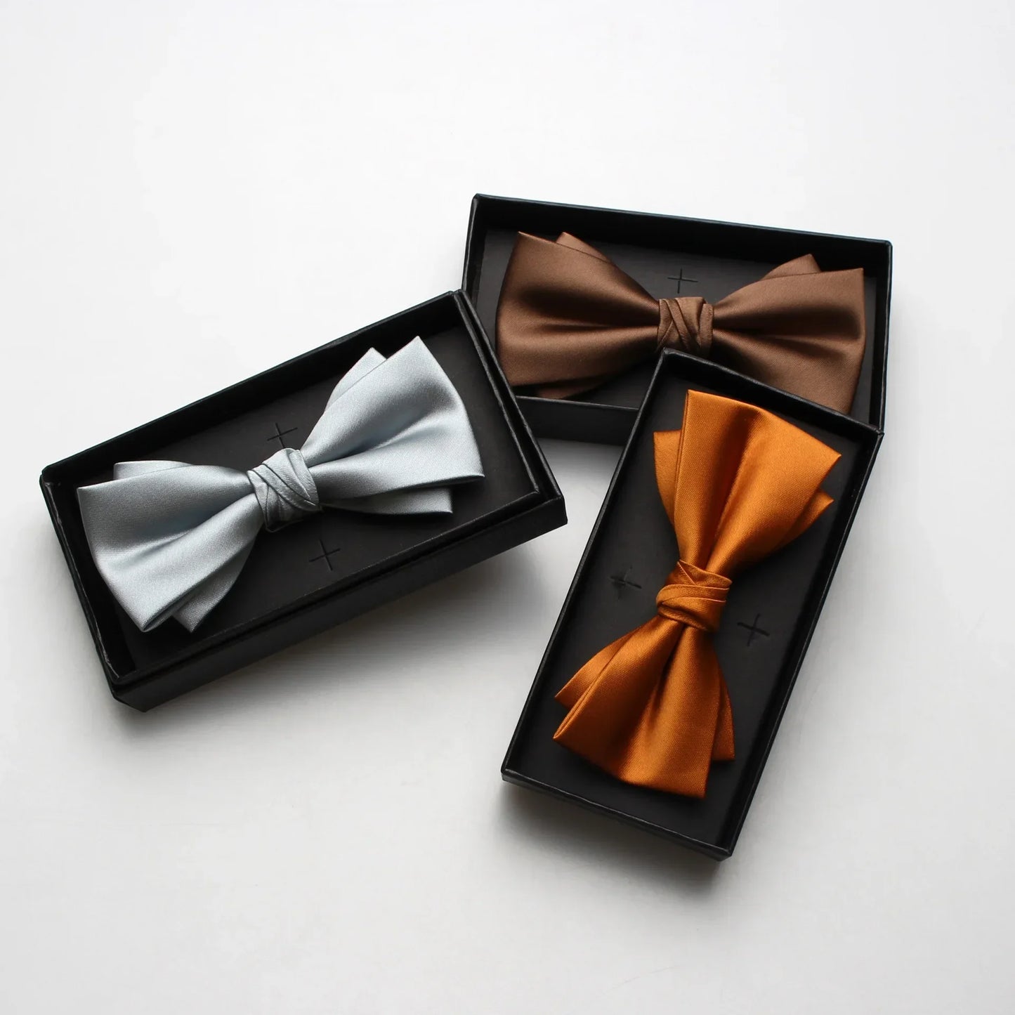 Men's Silk Double-Style Bow Tie: Versatile and Adjustable