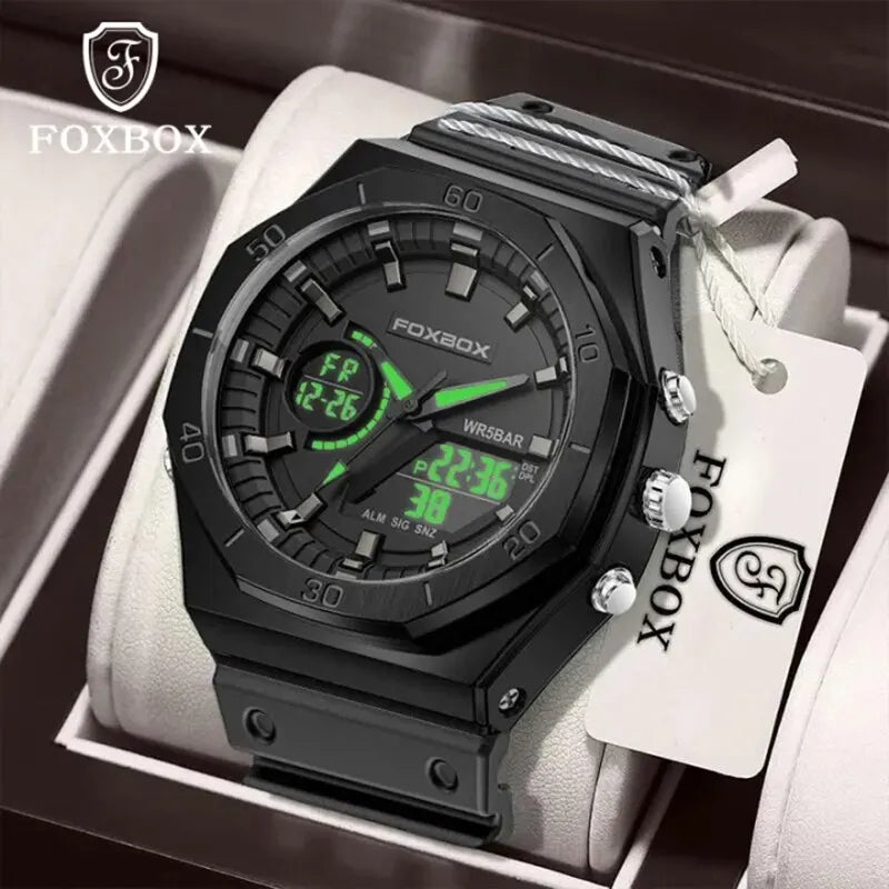 Foxbox Dual Display Wrist Watch