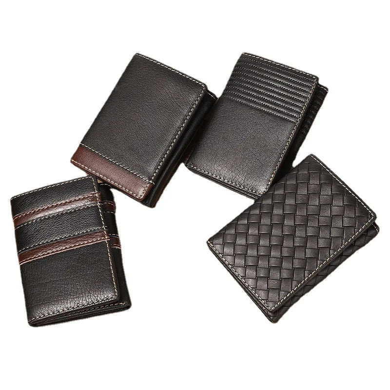 Genuine Leather Mini Wallet for Men