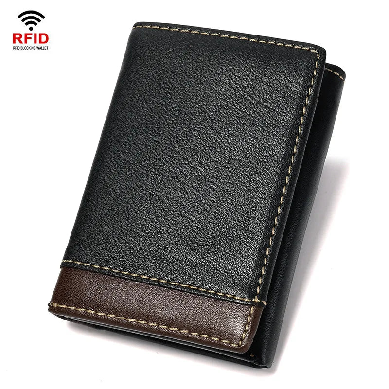 Genuine Leather Mini Wallet for Men