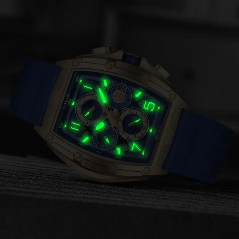 LIGE Tidal Current Waterproof Chronograph Watch