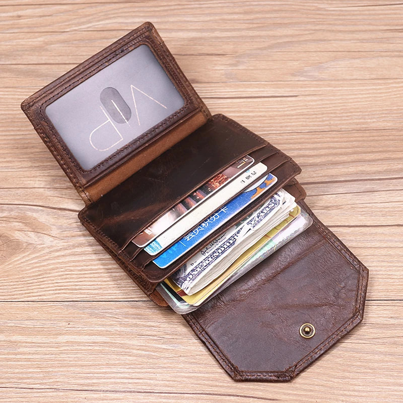 Genuine Leather Card Holder Coin Pocket