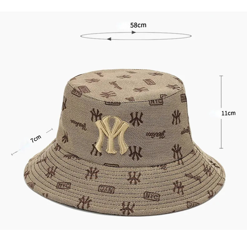 Men's Stylish Outdoor Sun Protection Bucket Hat: Panama Style for Fishing and More