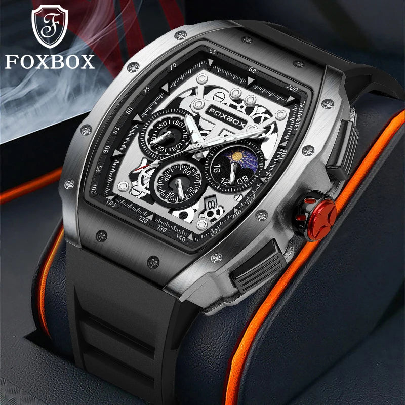 Foxbox Brand Sport Silicone Watch