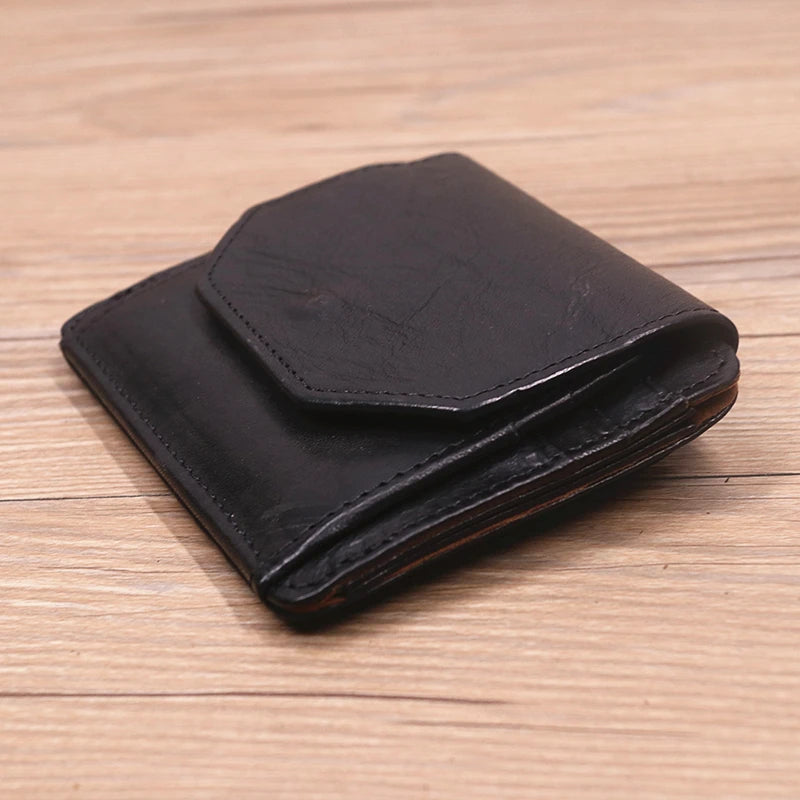 Genuine Leather Card Holder Coin Pocket