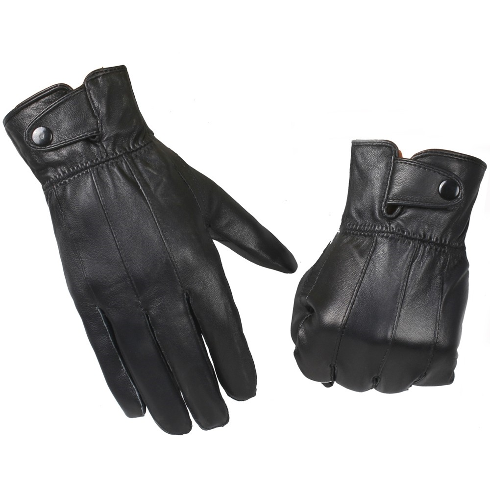 Men Genuine Leather Sheepskin Gloves