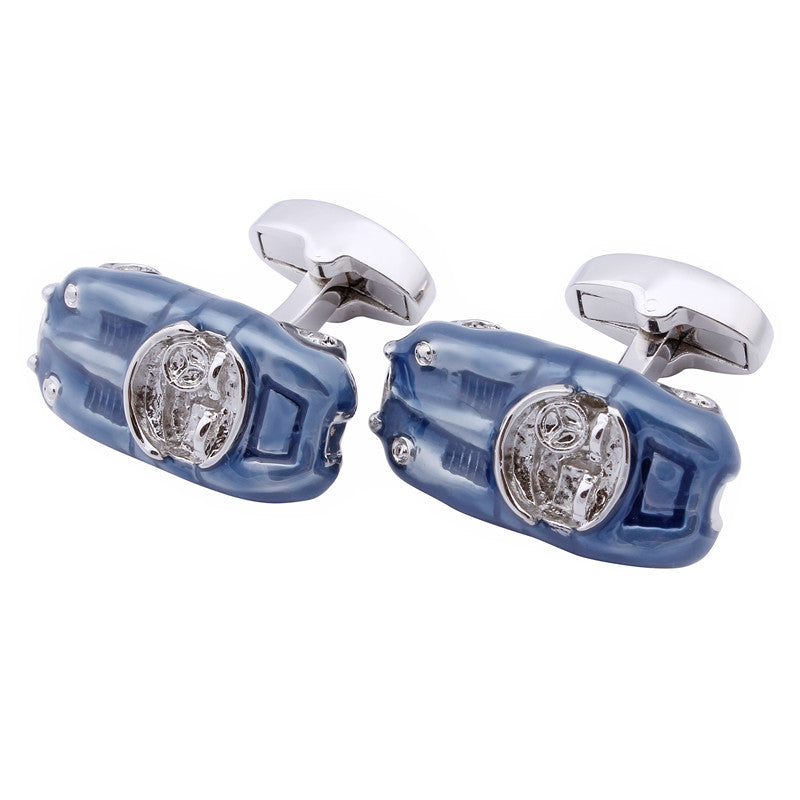 Blue Car Cufflinks