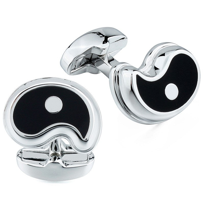 Half Yin Yang Cufflinks