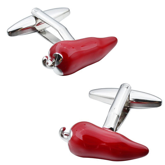 Red Chili Pepper Cufflinks