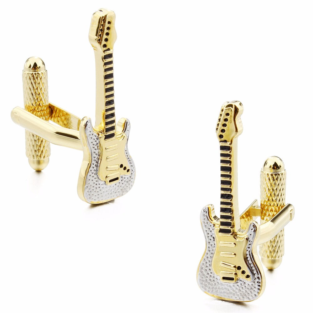 Golden Guitar Cufflinks