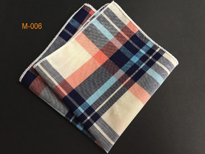 100% Cotton Plaid Handkerchief