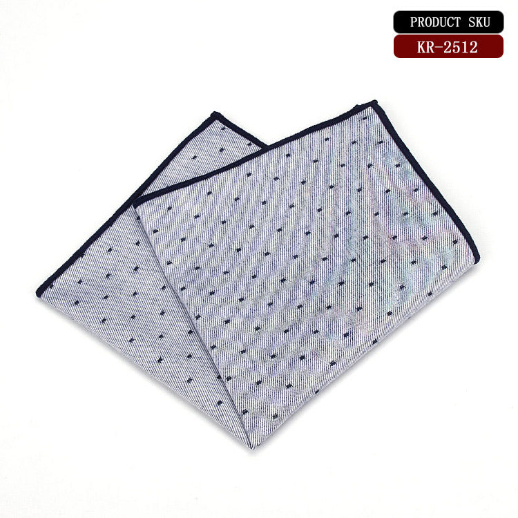 Dotted Cotton Pocket Square