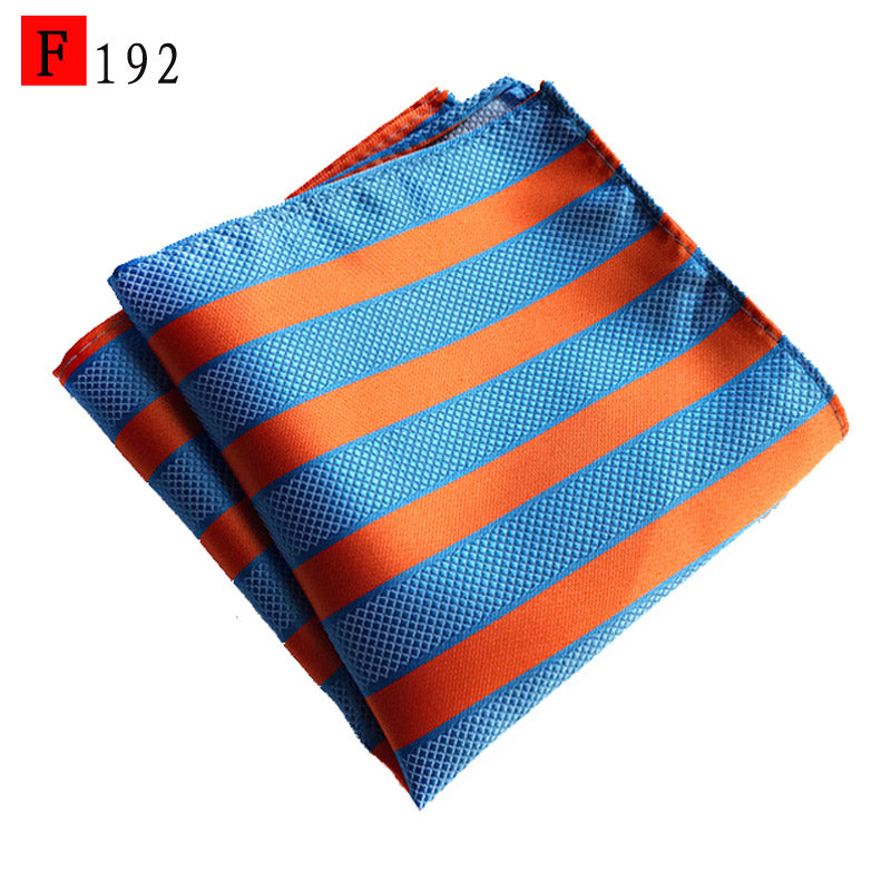 Vintage Striped Silk Handkerchief