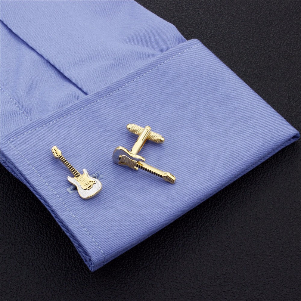 Golden Guitar Cufflinks