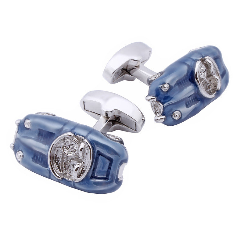 Blue Car Cufflinks