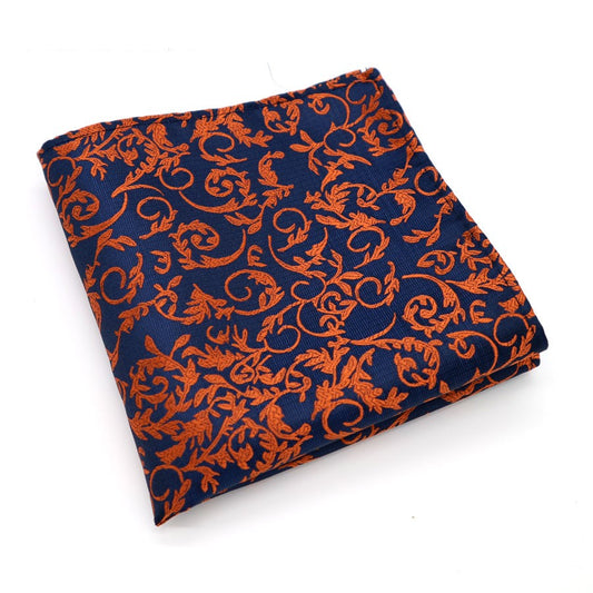 Vintage Paisley Floral Silk Handkerchief