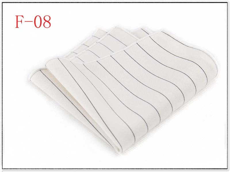 Striped Soft Cotton Pocket Square