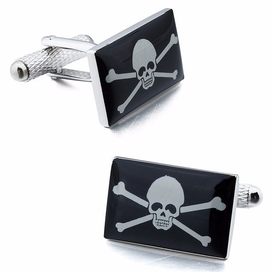 Skull And Cross Bone Cufflinks