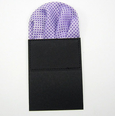 Dotted Polyester Silk Pre-folded Pocket Square